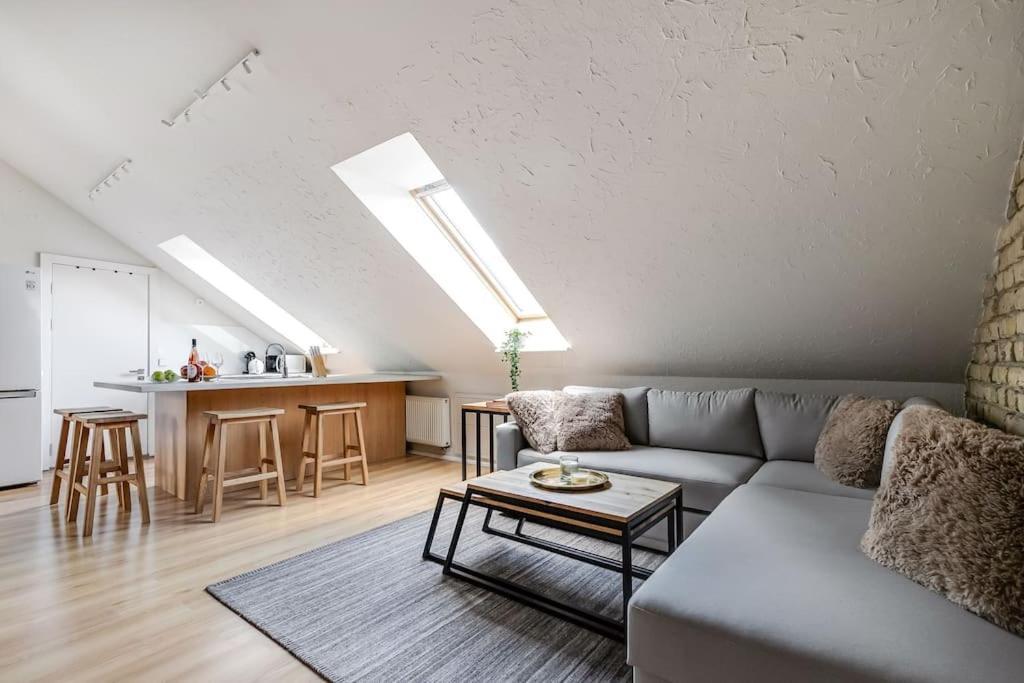 Luxury Apartment In Gediminas Avenue With Terrace VNO Dış mekan fotoğraf